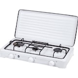 thumbnail of MPM KN-03/1K Fornello a gas portatile per campeggio, 3 fuochi, bianco, Bianco