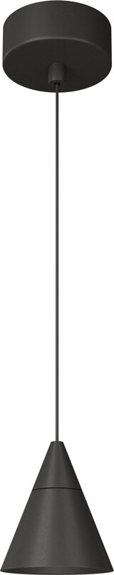 thumbnail of Zoe Surface Pendelleuchte von Beneito & Faure, 7 W, 38°, 3000 K, Mattschwarz - Konisches Design, LED, CRI 90, UGR < 19, für Innenbeleuchtung