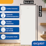 thumbnail of Exquisit Gefrierschrank GS5230-H-040D weiss | Tiefkühlschrank Groß 168 L Volumen | 4* Gefrieren | Türanschlag wechselbar | 55cm Breite