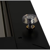 thumbnail of Décoshop26 - Meuble bas pour machine à laver avec tiroir 33 x 61 x 52 cm MDF et acier noir 04_0007835