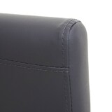 thumbnail of Esszimmerstuhl Littau, Küchenstuhl Stuhl, Kunstleder ~ grau matt, dunkle Beine