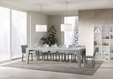 thumbnail of Ausziehbarer Tisch 200/460x90 cm Naxy Premium Beton