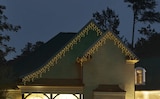 thumbnail of LED Eiszapfen Lichterkette 5m Twinkle Effekt 119 LEDs 34 Stränge Lichtvorhang Outdoor 8 Funktionen Weihnachtsbeleuchtung Warmweiß Weiß