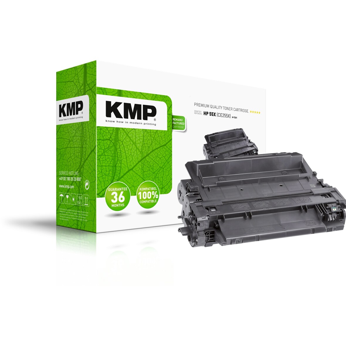 Toner 1222,8300 H-T231 wie HP CE255X 12.500 Seiten schwarz