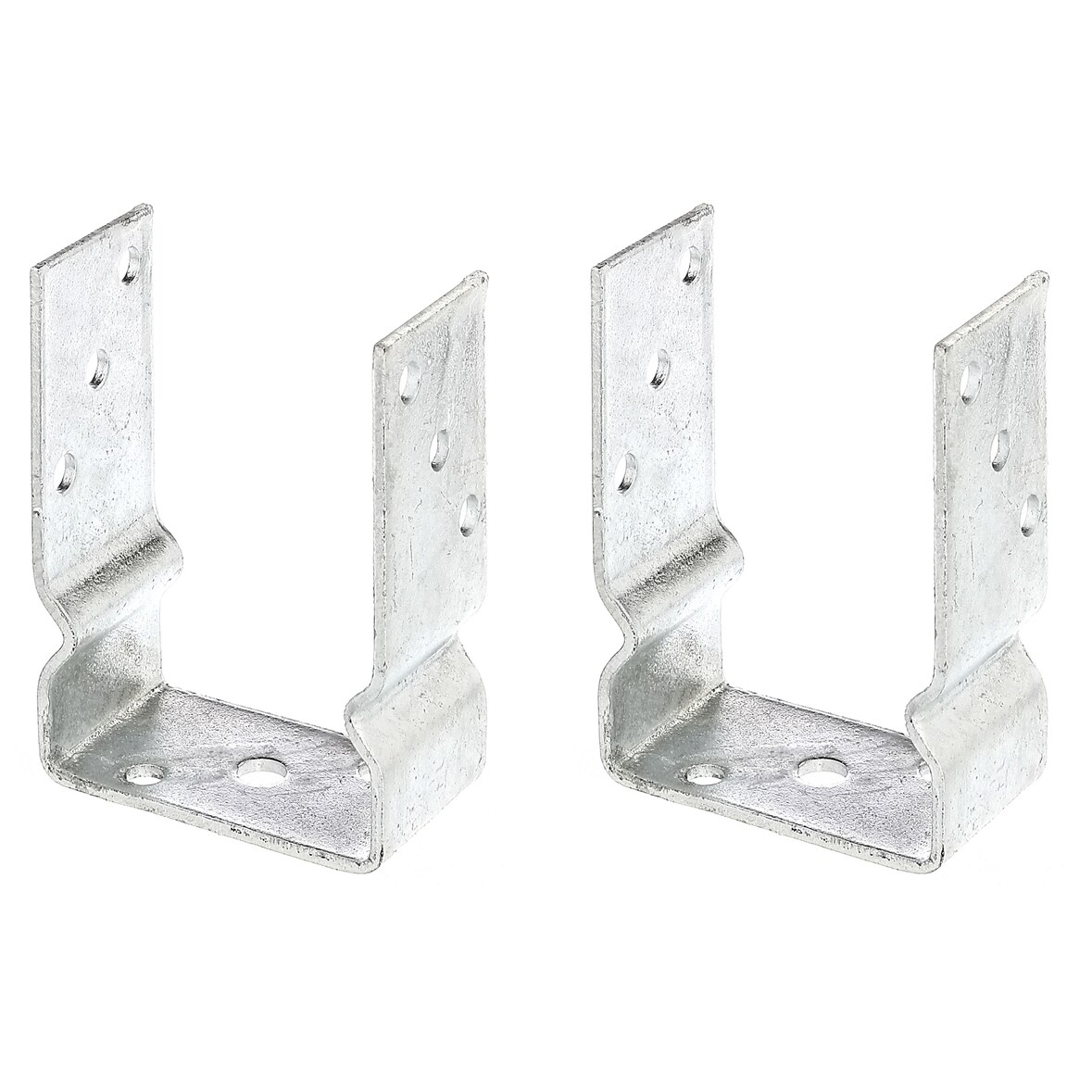 Alberts 2 x U-Pfostenträger, 101x150 mm, feuerverzinkt, zum Aufschrauben, Tiefe 60 mm