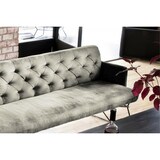 thumbnail of KAWOLA Esszimmerbank CHARME Velvet silber 166cm