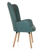 thumbnail of Sillón orejero / Sillón vintage HAVENIO I tejido menta hjh LIVING