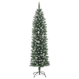 thumbnail of vidaXL Kunstkerstboom smal met standaard 210 cm PVC