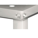 thumbnail of Stalgast Edelstahl Regal mit Gitterrost-Böden, 600x600x1800 mm, verschweißt