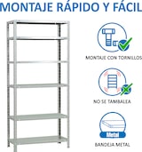 thumbnail of SimonRack Estantería Metálica con tornillos 2000x900x500 mm, 6 Alturas, 100 kg de Punto Flexión, Blanco - Comfort