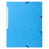thumbnail of Exacompta - Réf. 5510E - Carton de 50 chemises à élastiques sans rabat - dimensions 24 x 32 cm pour documents au format A4 - 10 couleurs assorties