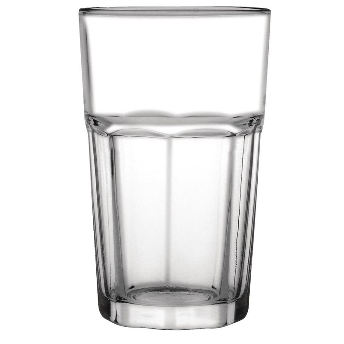 Olympia Orleans halbgetafelte Longdrinkgläser 42,5cl - Glas - 24 Wassergläser