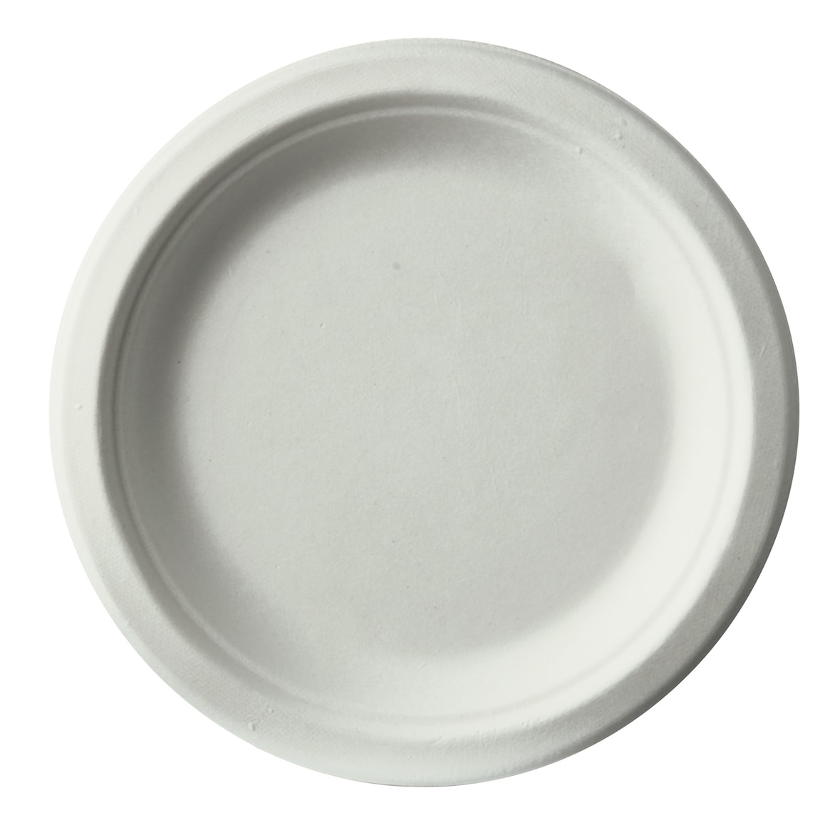 PAPSTAR 500 Teller, Zuckerrohr "pure" ungeteilt Ø 15 cm · 2 cm weiss (89733, 10x50 Stück)