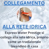thumbnail of Lavello a colonna in acciaio inox con comando a pedale caldo/freddo accessori inclusi