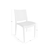 thumbnail of METRO PROFESSIONAL Gastro Stapelstoel Iluna, kunststof, wit