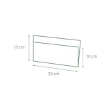 thumbnail of MONOUSO - Papieren deli wrap Vetvrij Naturel 25x13/10cm (100 stuks)