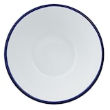thumbnail of Olympia Emaille Schalen - weiß-blau - 15,5cm - 12 Schälchen - spülmaschinenfest