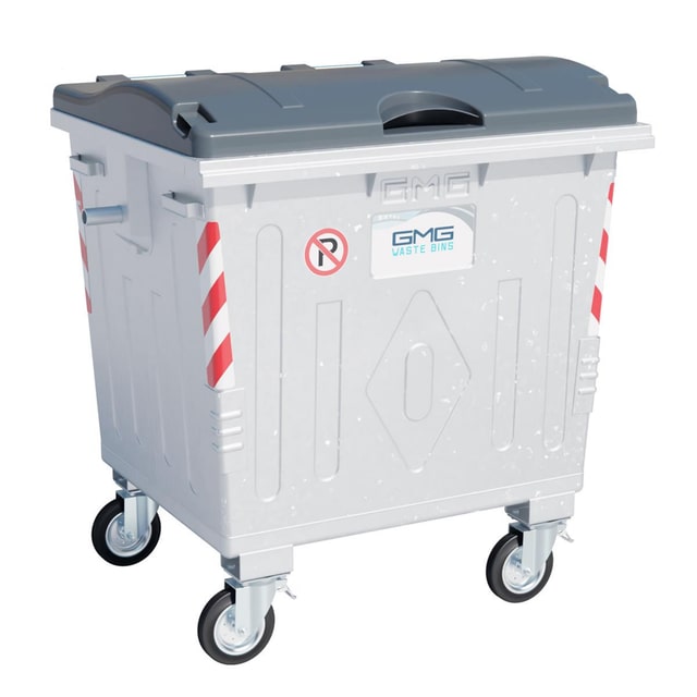 Contenedor Metálico para Residuos Industriales – 1100 Litros