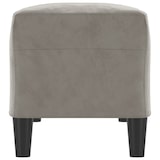 thumbnail of Helloshop26 - Bank/Sitzbank 100 x 35 x 41 cm hellgrauer Samt 02_0010622