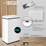 thumbnail of WellHome - Intelligenter Mülleimer 50L in Weiß 35,5x26x67 cm – automatische/manuelle Öffnung