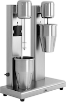 vidaXL Milkshake Mixer 1 L Roestvrij Staal Milkshakemaker Eiwitshaker Blender