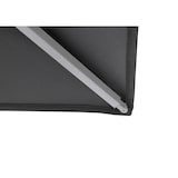 thumbnail of METRO PROFESSIONAL Parasol ROMA, aluminium/polyester, 3 x 3 m, ouverture à manivelle, rotation à 360°, protection UV50+, hydrofuge, gris/platine