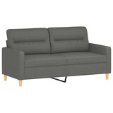 thumbnail of vidaXL 2-Sitzer-Sofa Dunkelgrau 140 cm Stoff