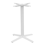 thumbnail of base per tavolo in ghisa ed acciaio,misura 60x60x72,colore bianco