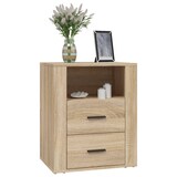 thumbnail of Table de chevet Chêne sonoma 50x36x60 cm Bois d'ingénierie – Modèle Magique