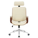 thumbnail of Chaise de bureau Dayton Noyer / Crème