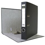 thumbnail of 6 x Akten-Ordner PP A4 50 mm Schwarz Kunststoff Archiv Büroordner Ringordner