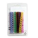 thumbnail of VALUE Kabelmarkierungsset für Patchkabel, 4 - 5,5mm, 10 x 10 St., mehrfarbig