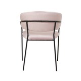 thumbnail of SalesFever Stuhl | mit Rückensteppung | Samt | B 55 x T 50 x H 80 cm | Rose