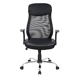 thumbnail of SIGMA Chaise de bureau EC311, plastique/mesh, hauteur d'assise réglable, appuie-tête, noir