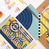 thumbnail of Quo Vadis - Carnet de notes - Papier Tigre - Multicolore - Pages Points (dots) - 10x15 cm - Papier Clairefontaine blanc - Toile (effet tissé)