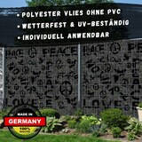 thumbnail of zaun|zu® Sichtschutzstreifen Camouflage - Bedruckter Sichtschutz 2,5m x 1,8m