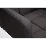 thumbnail of Barhocker Los Angeles Stoff dunkelgrau/chrom
