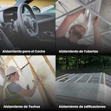 thumbnail of PILBELLES Aislante Térmico Acústico de Aluminio y Espuma Impermeable | 60 cm x 10 m | Ventana, Radiador, Cajón Persiana, Puertas