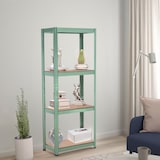 thumbnail of Estante Modular de Metal com 4 Prateleiras 60x30x148cm Verde Thinia Home