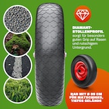 thumbnail of Monzana Schubkarre 100 Liter Bauschubkarre bis 250kg Gartenschubkarre