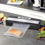 thumbnail of Caso Vakuumierer VR190 Advanced, Kunststoff/Edelstahl, 37 x 9 x 6.5 cm, 9 L/Min., Beutelbreite 30 cm, schwarz/silber