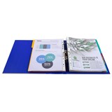 thumbnail of Exacompta 53352E 10x Premium-Ordner PREM'TOUCH aus PP mit 2 Ringen, Rücken 80mm, 32x30cm für DIN A4 MAXI - Dunkelblau