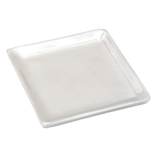 Teller viereckig 8x8 cm innen poliert