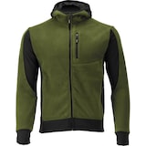 thumbnail of Sweat à capuche polaire, sweat à capuche avec fermeture éclair SARNA taille S vert-noir