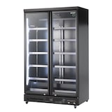thumbnail of Gastro-Cool - Kiosk Kühlschrank mit LED Beleuchtung - schwarz - GD1050