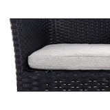 thumbnail of METRO PROFESSIONAL Poltrona empilhável com almofada Noelani, rotim PE, preto