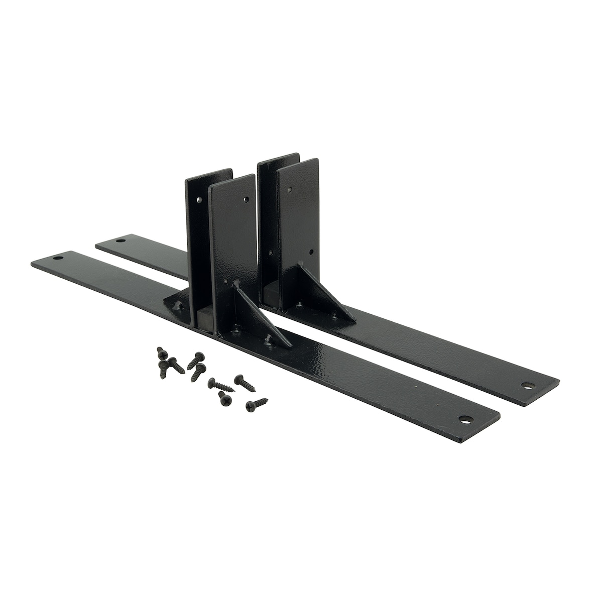 Securit® Coppia di Piedini per Pannelli da Marciapiede "Multiboard" - Nero