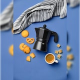 thumbnail of San Ignacio - Florence 3-Tassen-Kaffeemaschine aus schwarzem Aluminium