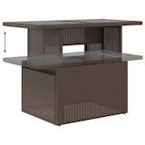 thumbnail of vidaXL 7-teiliges Gartensofa-Set mit Kissen, braun, Polyrattan