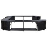 thumbnail of vidaXL Whirlpool-Umrandung Quadratisch 268×268×55 cm Poly Rattan